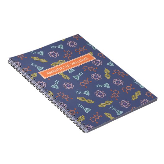 Science / Scientist - Your Name /Monogram Notebook Notizblock (Rechte Seite)