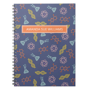 Science / Scientist - Your Name /Monogram Notebook Notizblock