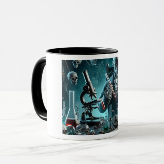 Science Skeleton Tasse (Vorderseite Links)