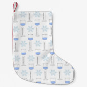Science Snowflake Beaker gestufter Zylinder Winter Kleiner Weihnachtsstrumpf (Vorderseite)