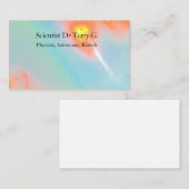 Science Sun Sky Weltraumspirituelle Visitenkarten Visitenkarte (Vorne/Hinten)