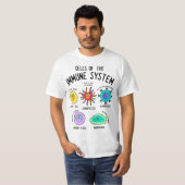 Science T, Immune Cells T, Funny Science  T-Shirt (Vorne ganz)