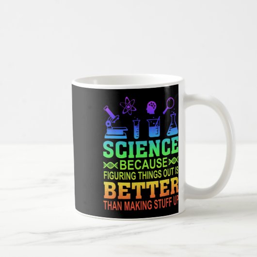 Science Teacher, Because Figuring Things Out Is Be Kaffeetasse (Rechts)