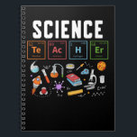 Science Teacher Chemistry Laboratory Notizblock<br><div class="desc">Science Teacher Chemistry Laboratory. Scientist Physicist Chemist Quotes.</div>