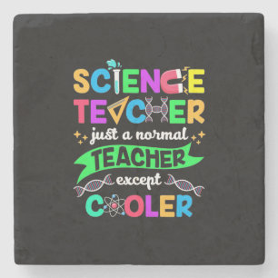 Science Teacher Cool Steinuntersetzer