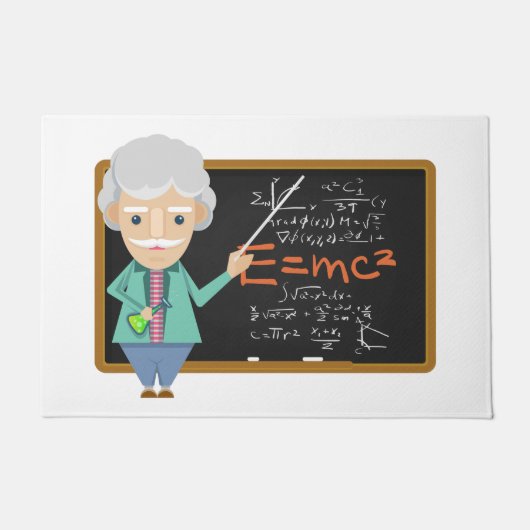 Science Teacher EMC2 Formel Fußmatte (Vorderseite)