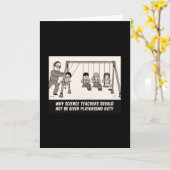 Science Teacher Funny Karte (Gelbe Blume)