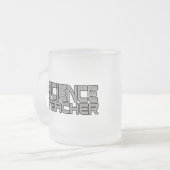 Science Teacher Mattiert Glass Tasse (Vorderseite Links)