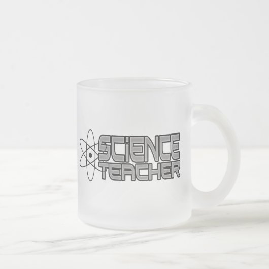 Science Teacher Mattiert Glass Tasse (Rechts)