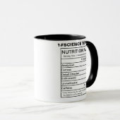 Science Teacher Nutrition Facts, Science Teacher Tasse (VorderseiteRechts)