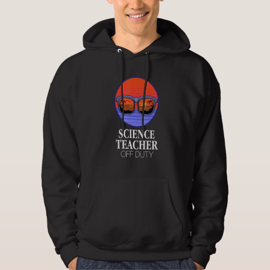 Science Teacher of Duty Summer Sunglasses Ocean T Hoodie (Vorderseite)