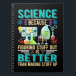 Science Teacher Student Chemistry Laboratory Notizblock<br><div class="desc">Science Teacher Student Chemistry Laboratory. Chemist Science Researcher Quote.</div>