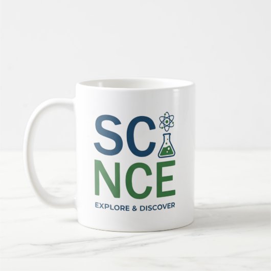Science Teacher Typography Design Kaffeetasse (Links)
