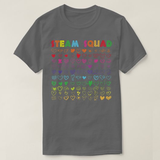 Science Tech Engineering Art Math Teacher STEAM Sq T-Shirt (Design vorne)