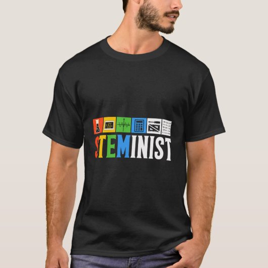 Science Tech Engineering Mathematiker Stem Teacher T-Shirt (Vorderseite)