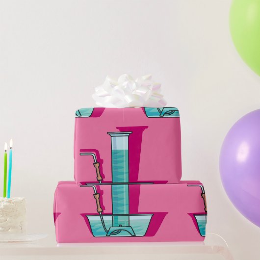 Science Test Tube Geschenkpapier