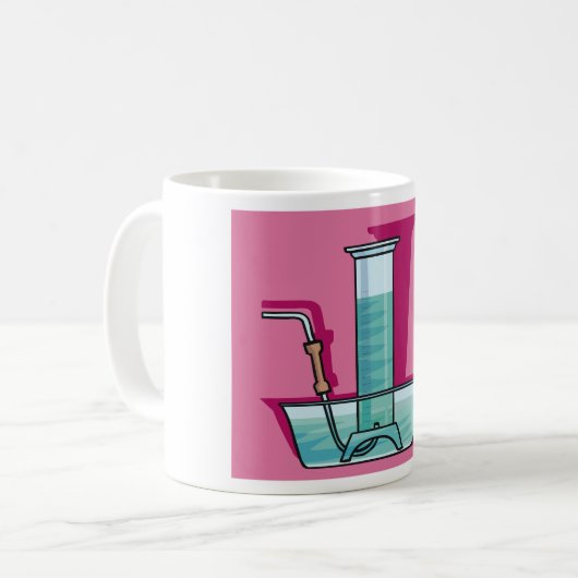 Science Test Tube Kaffeetasse (Vorderseite Links)