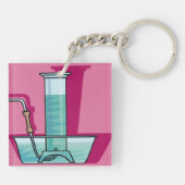 Science Test Tube Schlüsselanhänger (Rückseite)