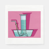 Science Test Tube Serviette (Vorderseite)