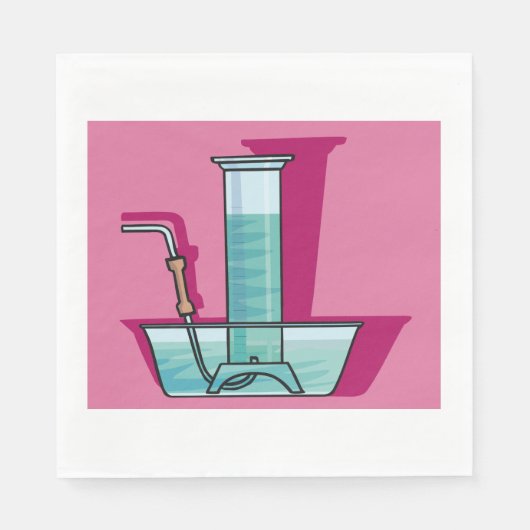 Science Test Tube Serviette (Vorderseite)