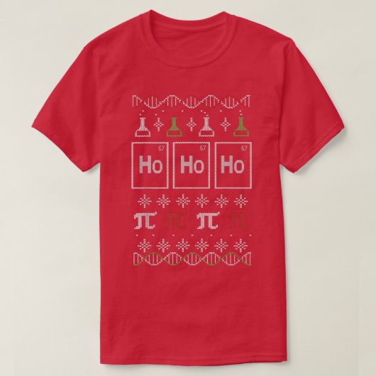 Science ugly christmas sweater  T-Shirt (Design vorne)