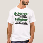 Science VS Religion T-Shirt (Vorderseite)