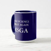 Science wieder großartig MSGA Typografie-Kaffee ma Tasse (Vorderseite Links)