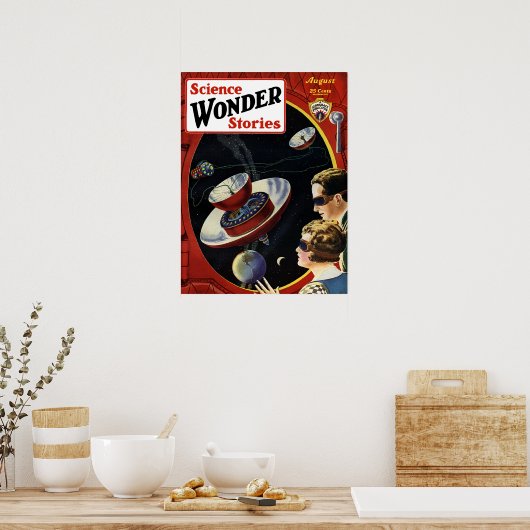 Science Wonder Stories Poster (Küche)