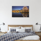 Science World und CBD in False Creek Leinwanddruck (Insitu (Schlafzimmer))