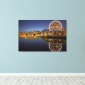 Science World und CBD in False Creek Leinwanddruck (Insitu (Holzboden))