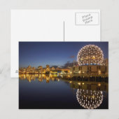 Science World und CBD in False Creek Postkarte (Vorne/Hinten)