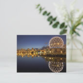 Science World und CBD in False Creek Postkarte (Stehend Vorderseite)