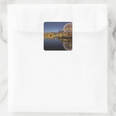 Science World und CBD in False Creek Quadratischer Aufkleber (Tasche)