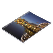 Science World und CBD spiegeln sich in False Creek Notizblock (Linke Seite)