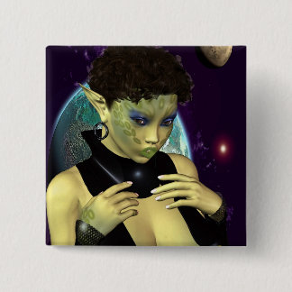 Sciencefiction-Raum-Modell Button