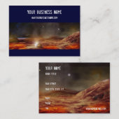 Sciencefiction Visitenkarte (Vorne/Hinten)