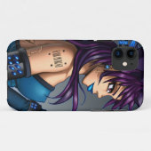 Sciencefictionanime-Mädchen Case-Mate iPhone Hülle (Rückseite (Horizontal))