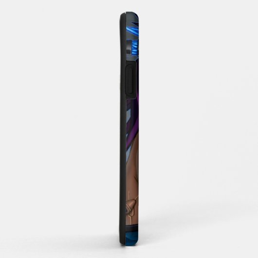 Sciencefictionanime-Mädchen Case-Mate iPhone Hülle (Hinten/Rechts)
