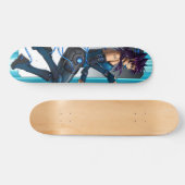 Sciencefictionanime-Mädchen Skateboard (Horizontal)