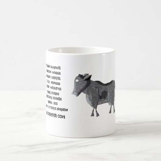 Scientific classification for the concrete cow kaffeetasse (Mittel)