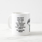 Scientific classification for the parachuting peng kaffeetasse (Vorderseite Links)