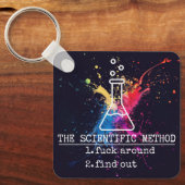 Scientific Method FAFO Keychain Schlüsselanhänger (Vorderseite)