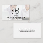 Scientific Microscope Business Card Visitenkarte (Vorne/Hinten)