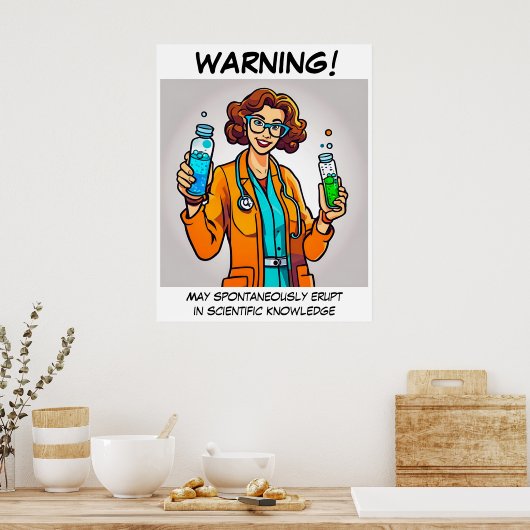 Scientific Print Poster (Küche)