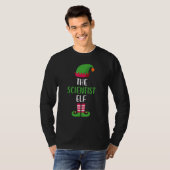 Scientist Elf Family Matching Group Christmas Paja T-Shirt (Vorne ganz)