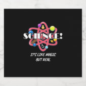 Scientist Gift | Chemistry Science Is Like Magic Bierflaschenetikett (Einzelnes Label)