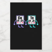 Scientist Gift | Scientist Gift | Cute Chemistry Weinetikett (Einzelnes Label)