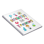 Scientist in Training for Young Scientists Notizblock (Rechte Seite)