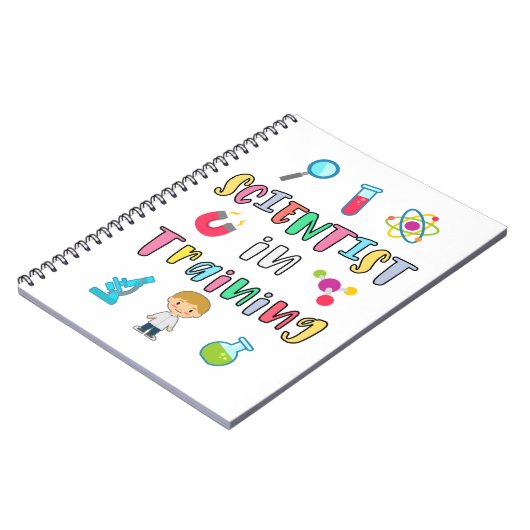 Scientist in Training for Young Scientists Notizblock (Linke Seite)