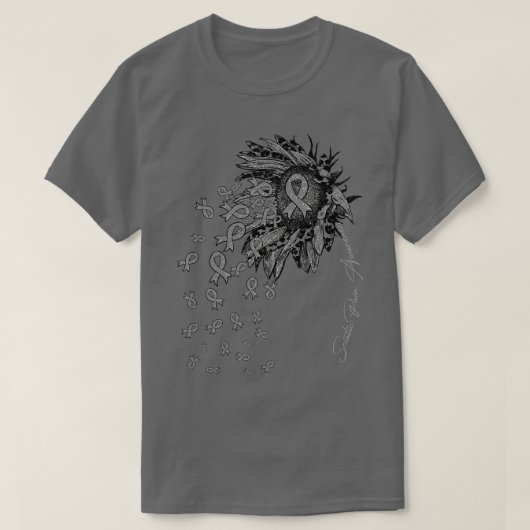 Scientology Pain Awareness Sonnenblumen Band Blume T-Shirt (Design vorne)